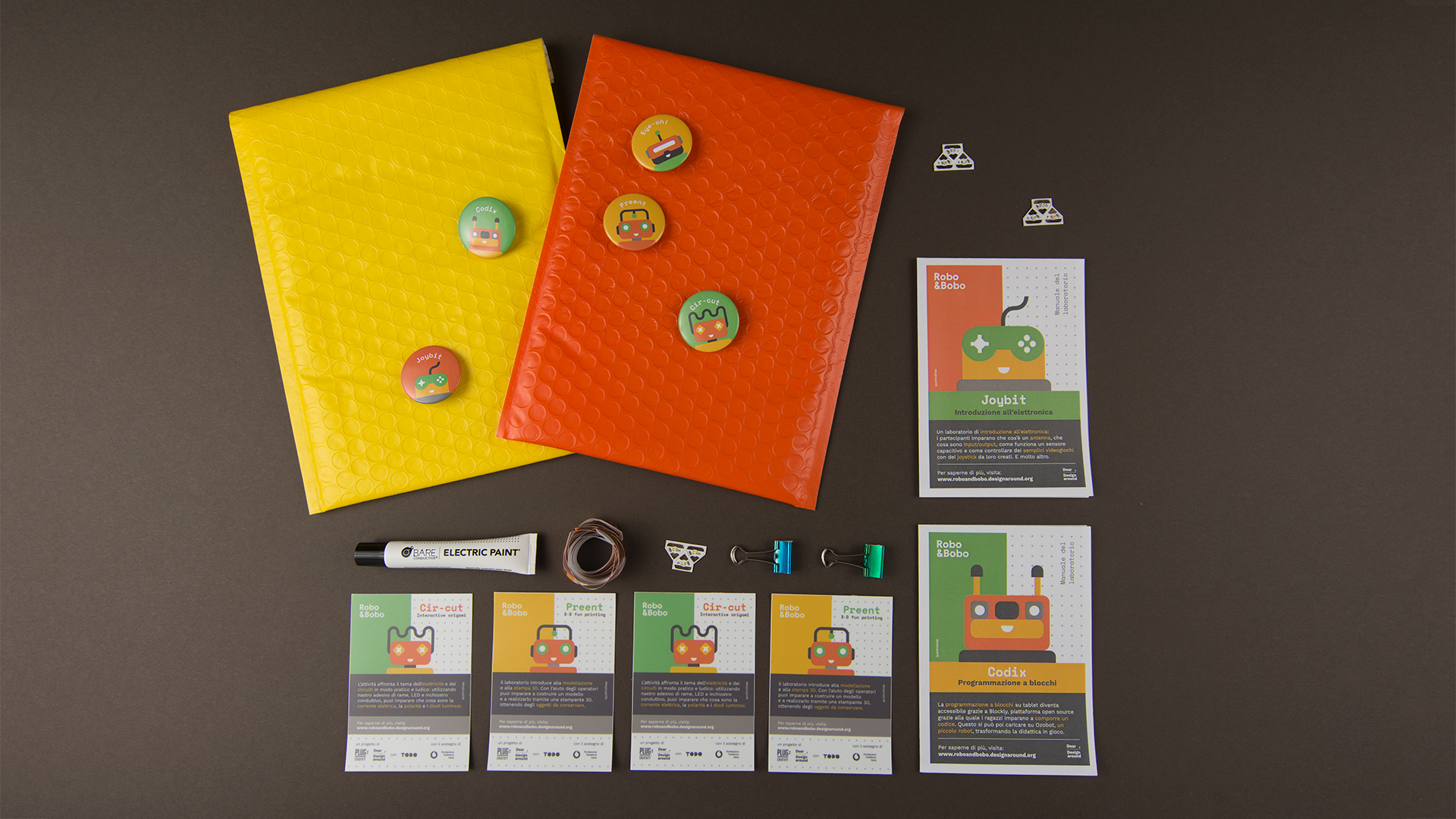 Robo&Bobo branding by Isabela Freire