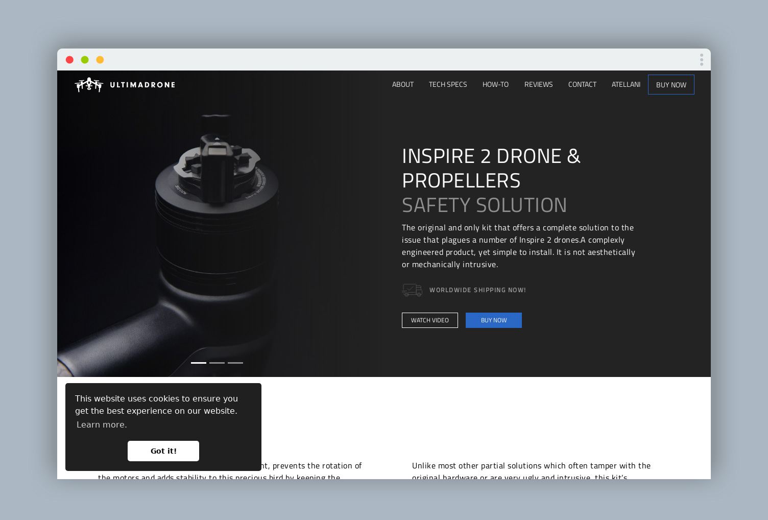 ultimadrone-website